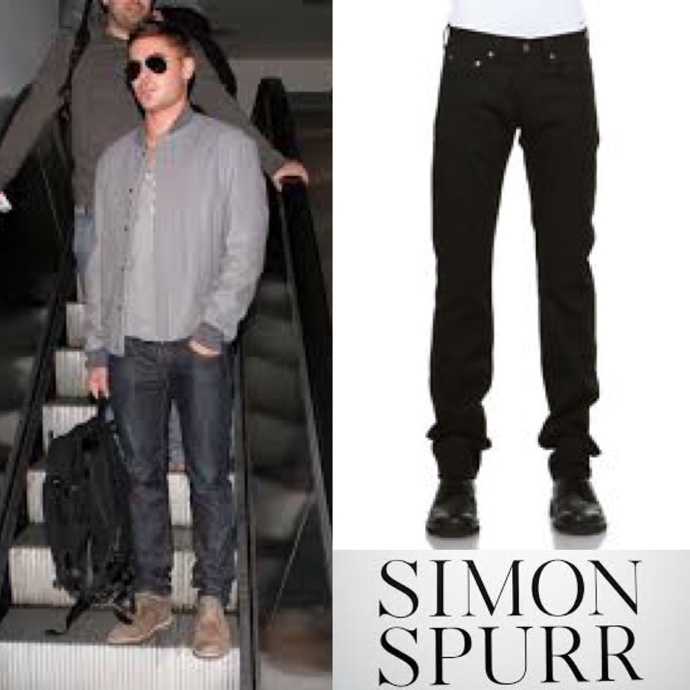 NWT Simon Spurr Pipe Straight Raw Selvedge Denim